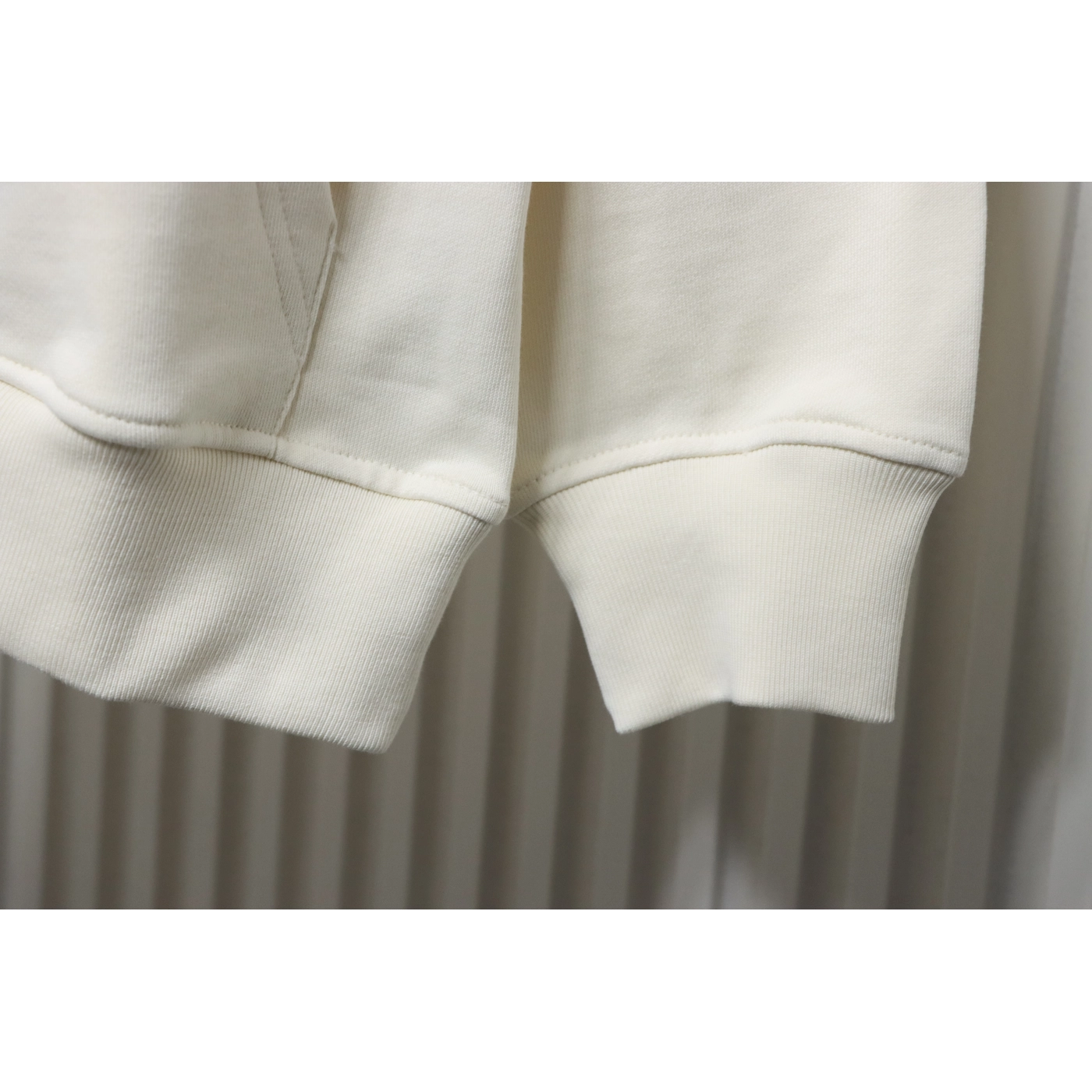 Gucci Musical Note Signature Logo Letter Embroidered Hoodie Apricot