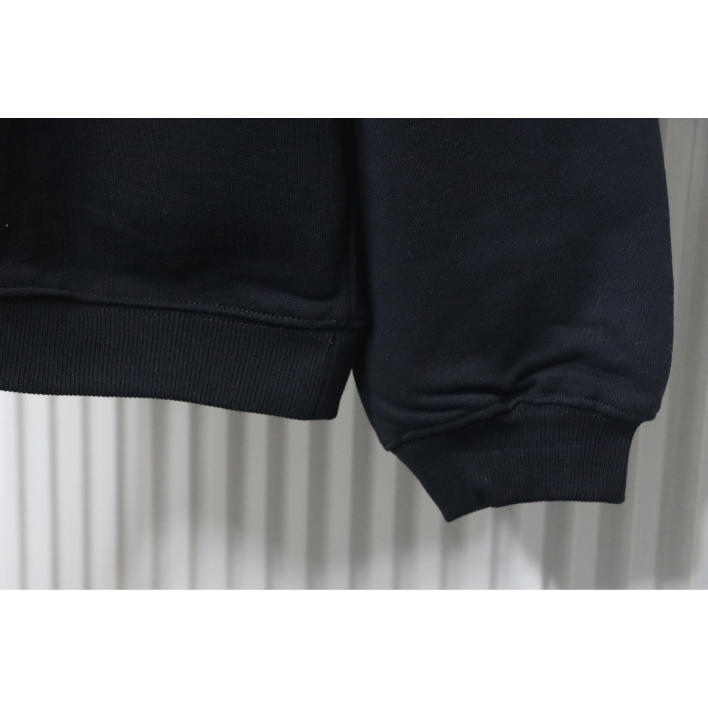 Gucci Cotton Blade Print Hoodie Black