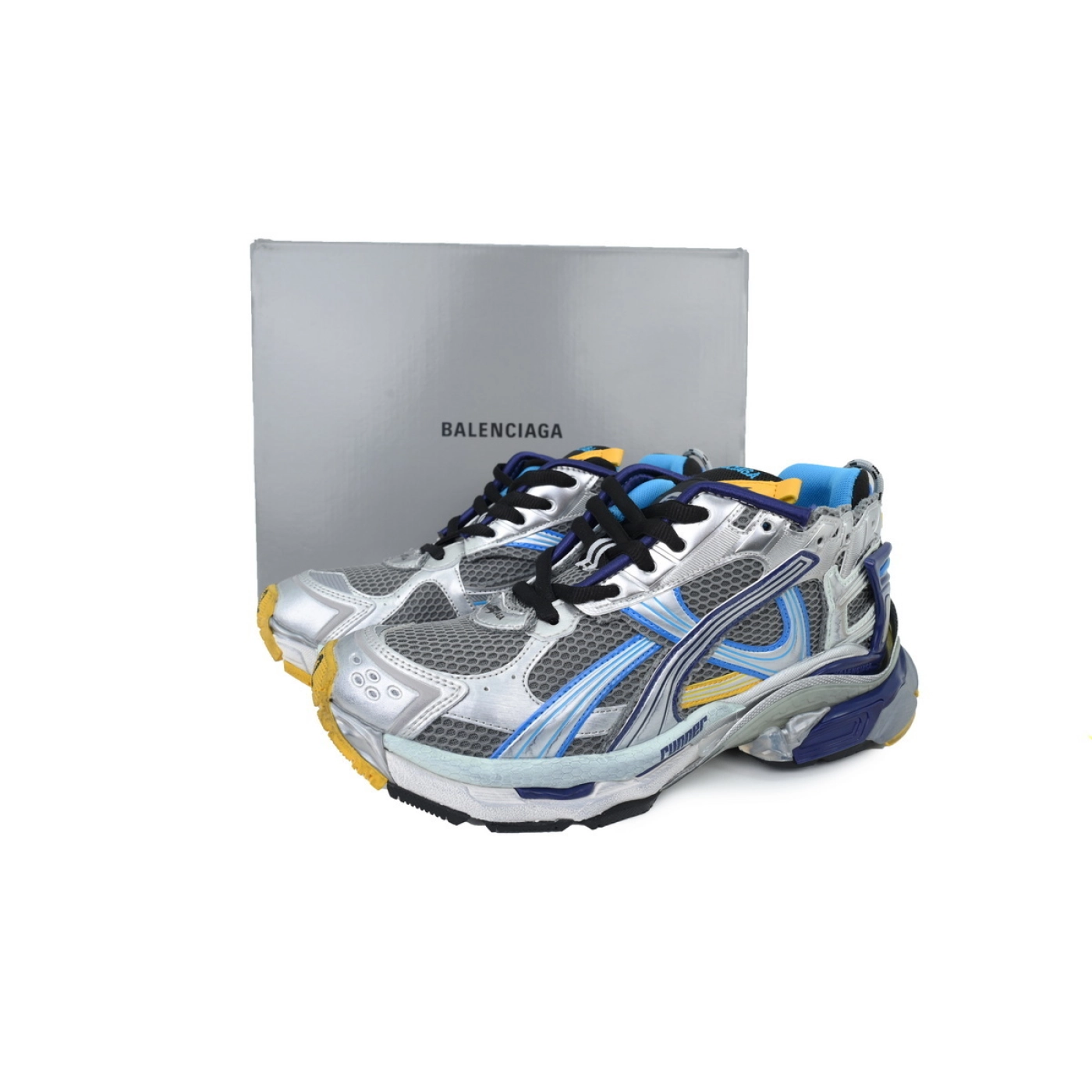 Balenciaga Runner Silver Gray 772774 W3RMU 1474