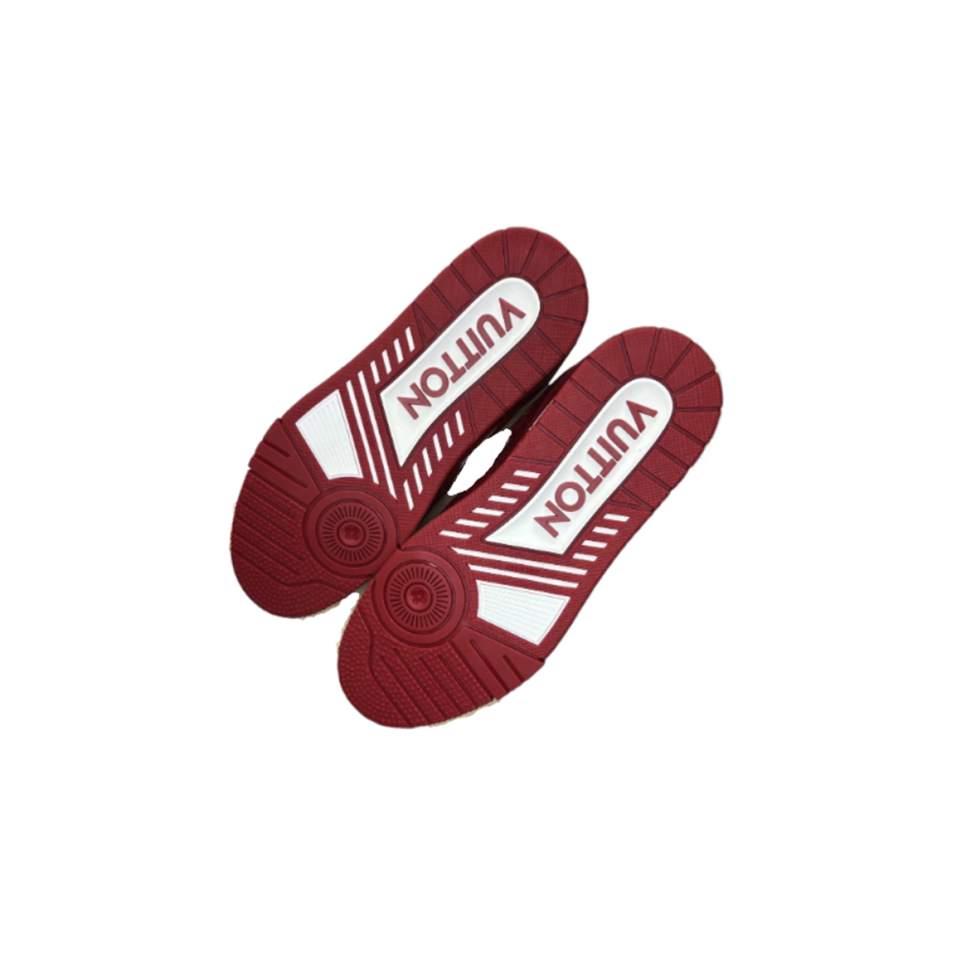 Louis Vuitton Trainer White Red Diamond