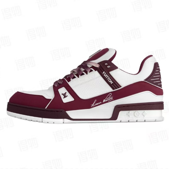 Louis Vuitton LV Trainer Bordeaux Red