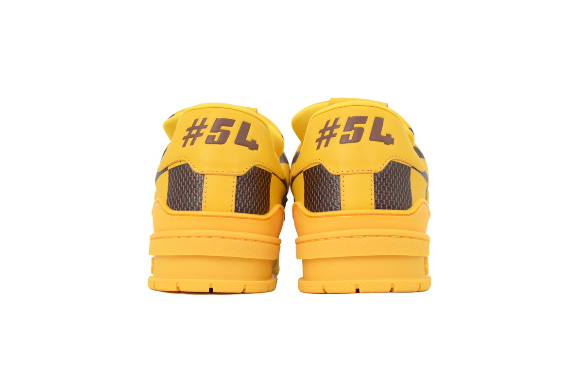 Louis Vuitton Trainer Damier Pop Yellow