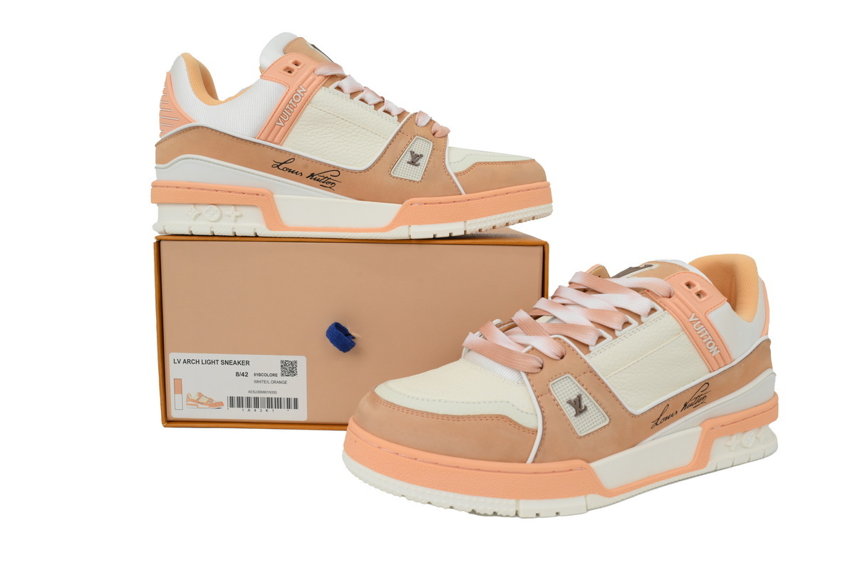 Louis Vuitton LV Trainer Pink White