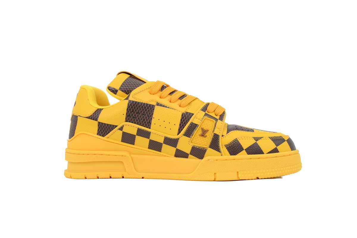 Louis Vuitton Trainer Damier Pop Yellow