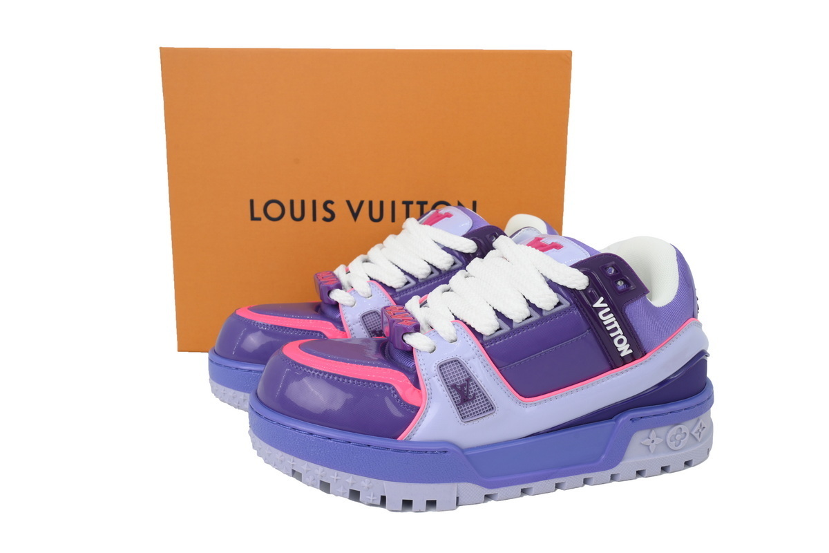 Louis Vuitton LV Trainer Maxi Purple Pink