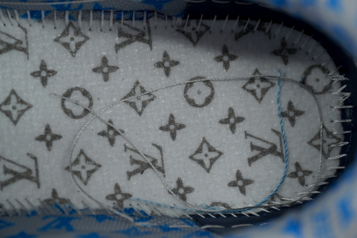 Swarovski x Louis Vuitton Skate Sneaker Blue Monogram