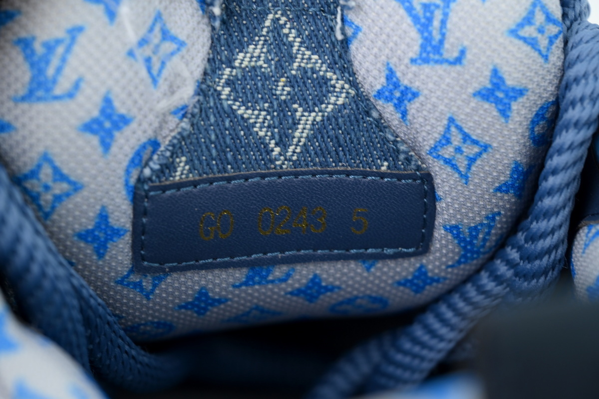 Swarovski x Louis Vuitton Skate Sneaker Blue Monogram