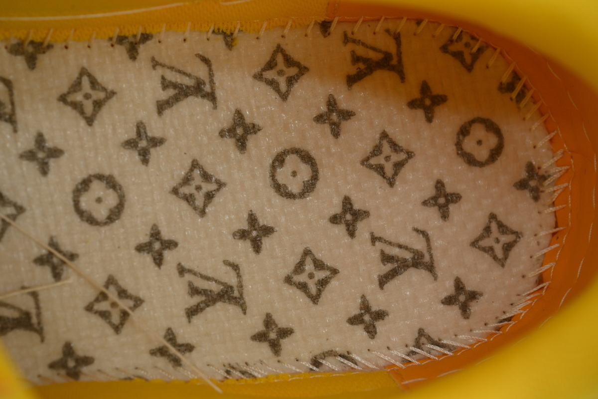 Louis Vuitton Trainer Damier Pop Yellow