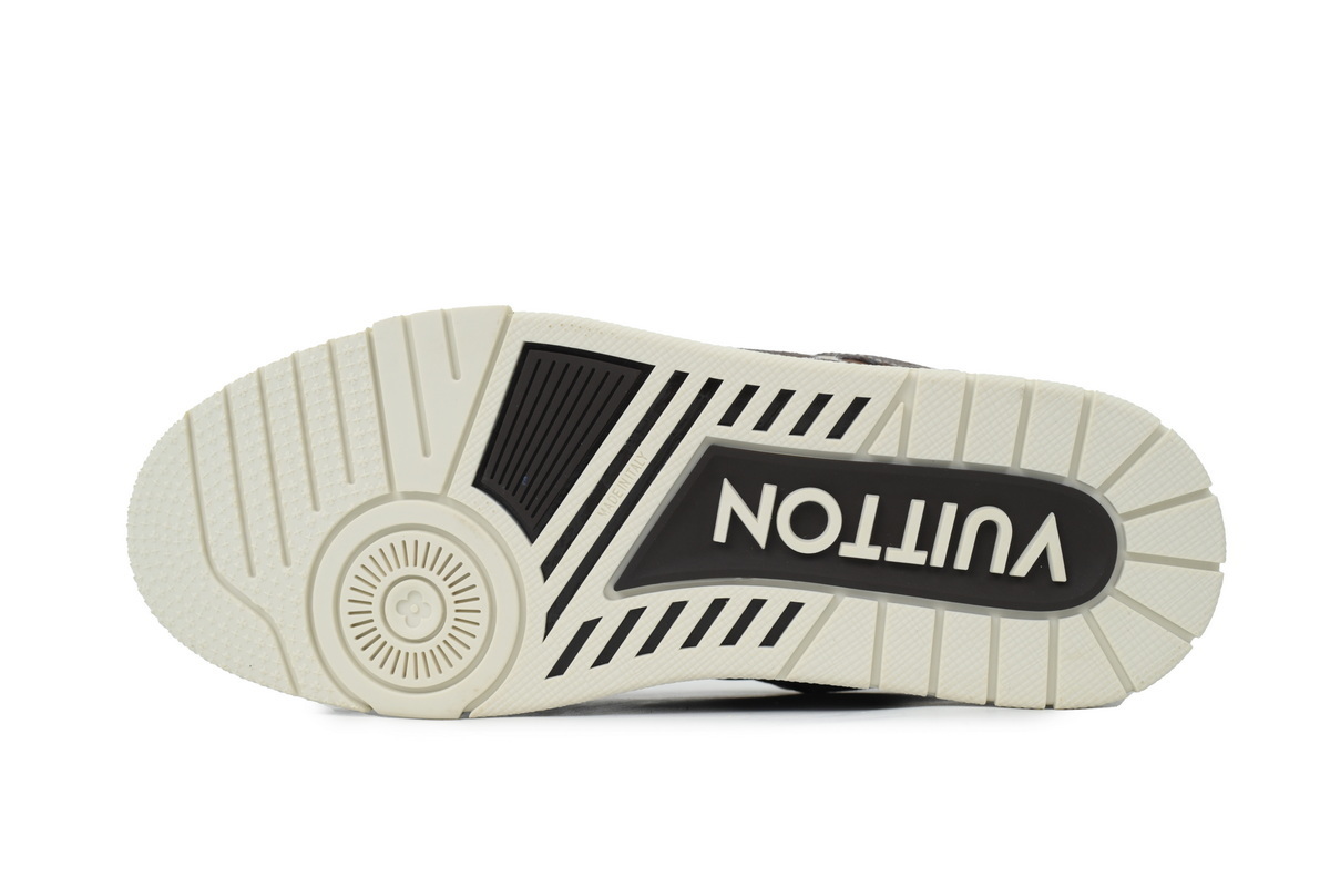 Louis Vuitton LV Trainer Mocha Brown Crocodile