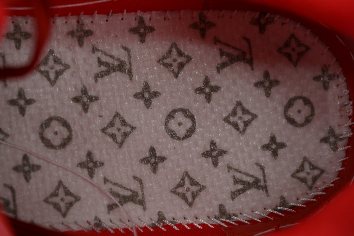 Louis Vuitton LV Trainer Damier Pop Red