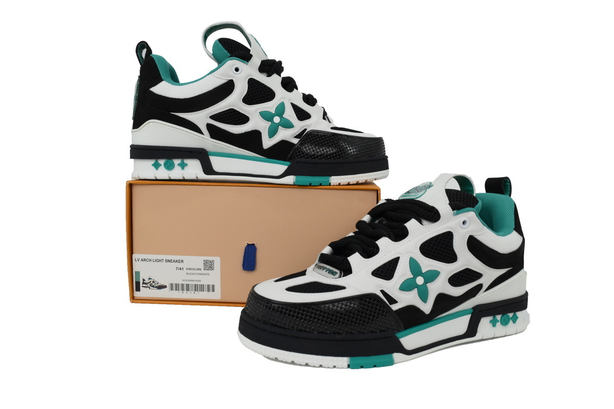 Louis Vuitton LV Skate Sneaker Green Black Cream