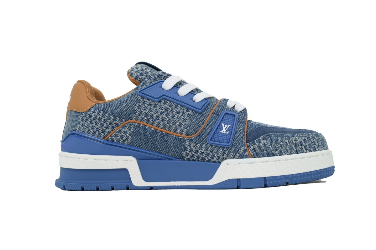 Louis Vuitton LV Trainer Blue Damier 3D Denim