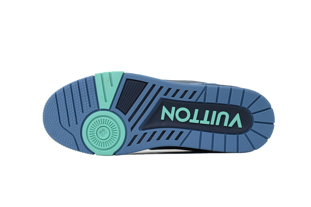 Louis Vuitton LV Trainer Camouflage Blue