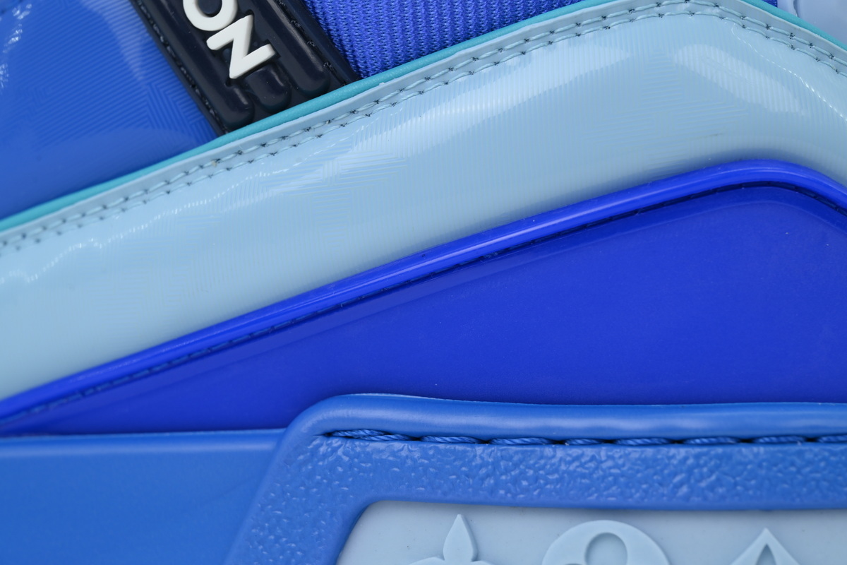 Louis Vuitton LV Trainer Maxi Blue Teal