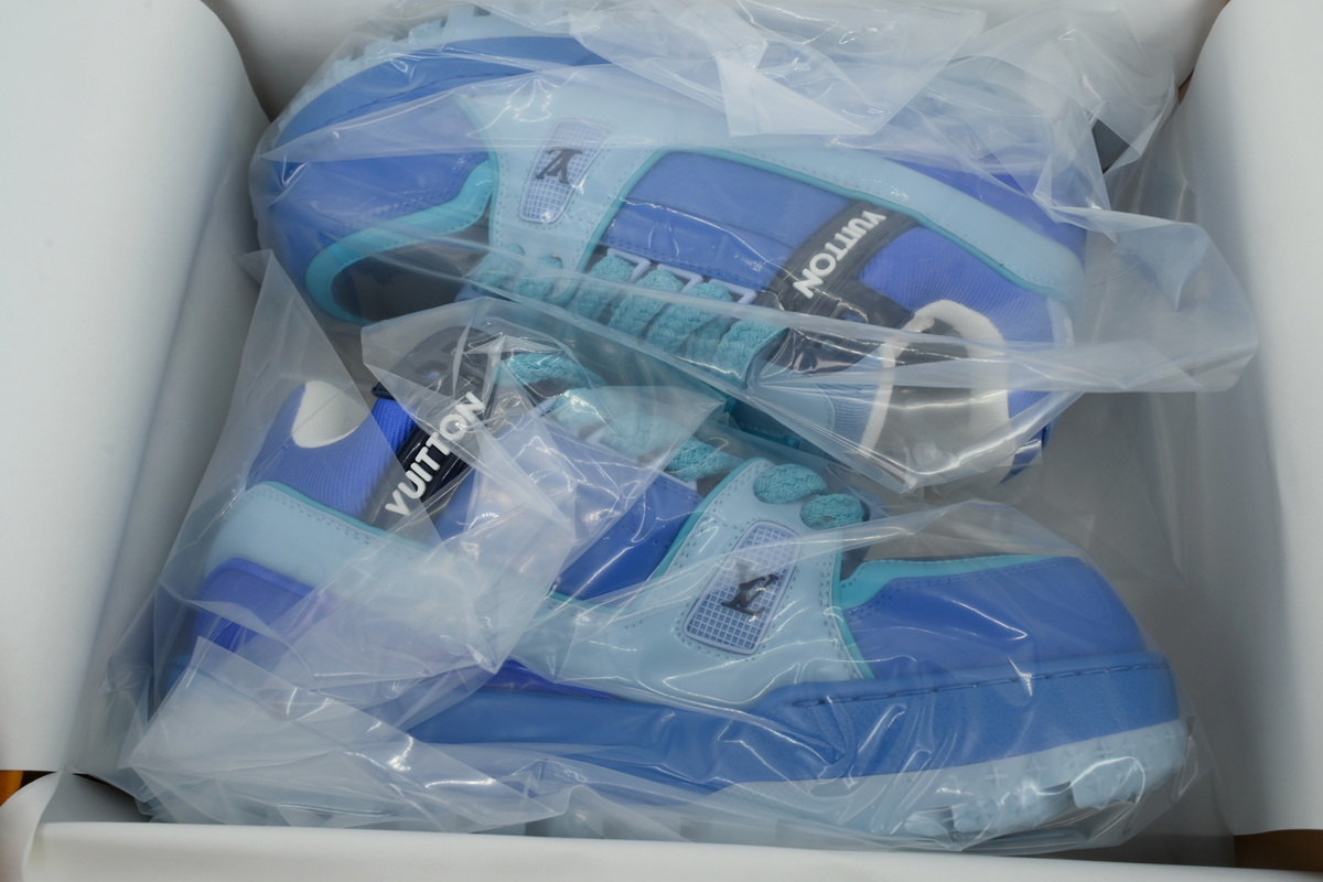 Louis Vuitton LV Trainer Maxi Blue Teal