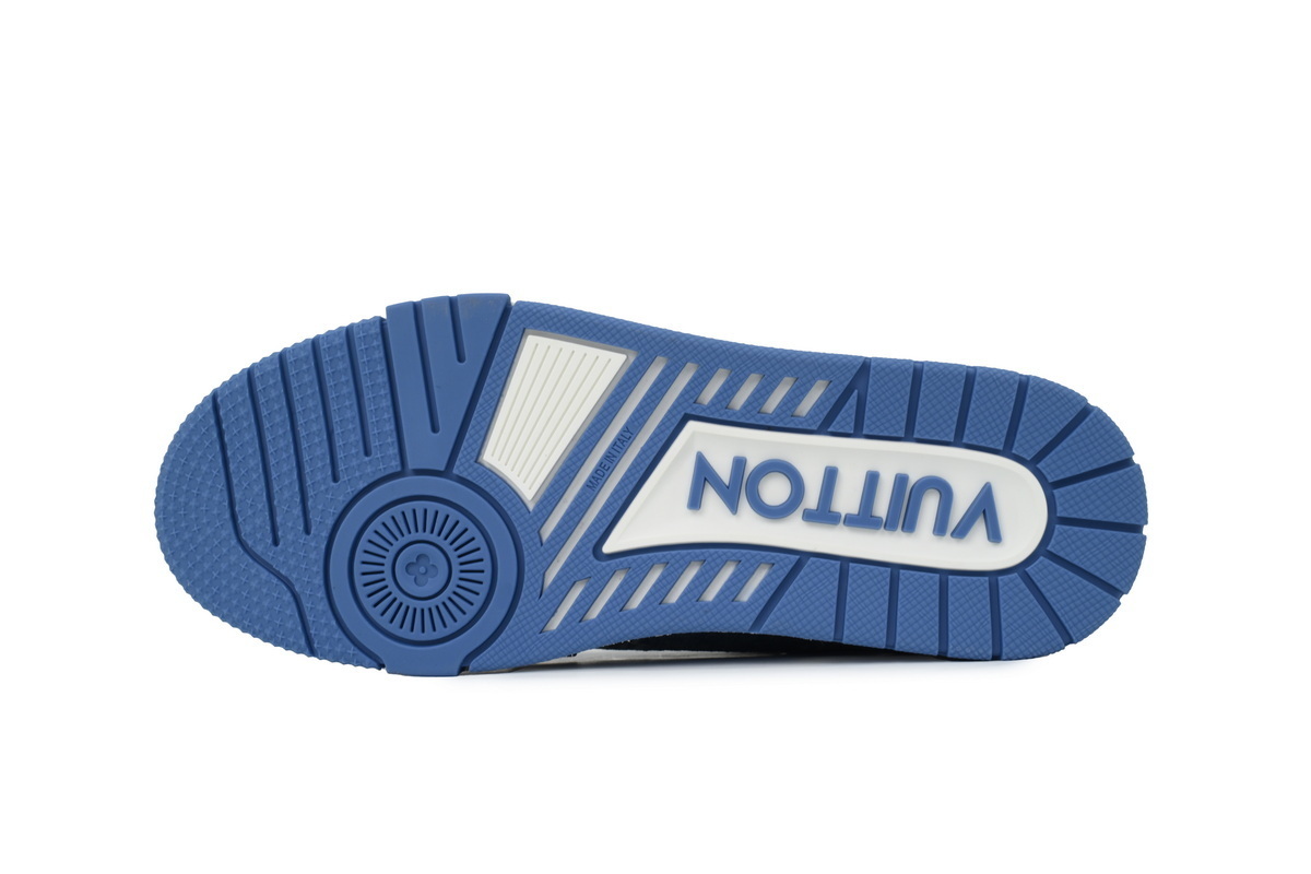 Louis Vuitton LV Trainer Blue Damier 3D Denim