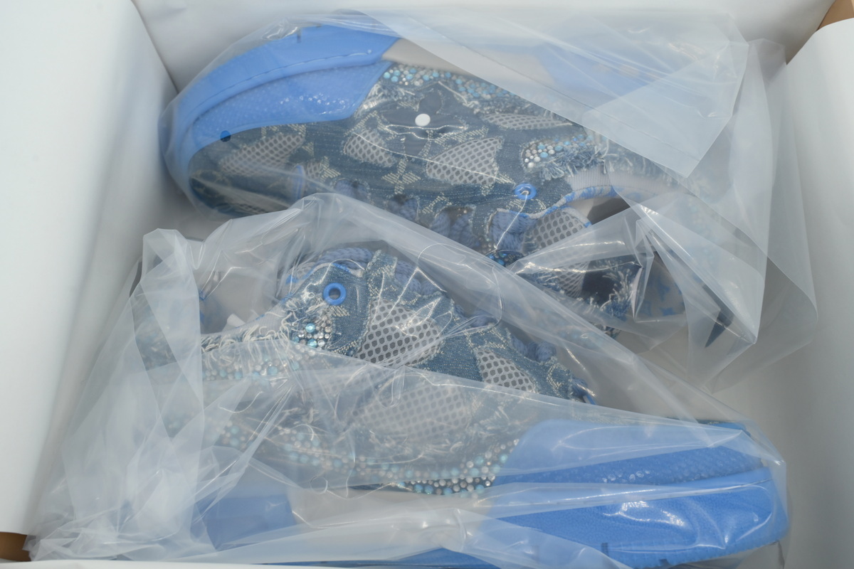 Swarovski x Louis Vuitton Skate Sneaker Blue Monogram