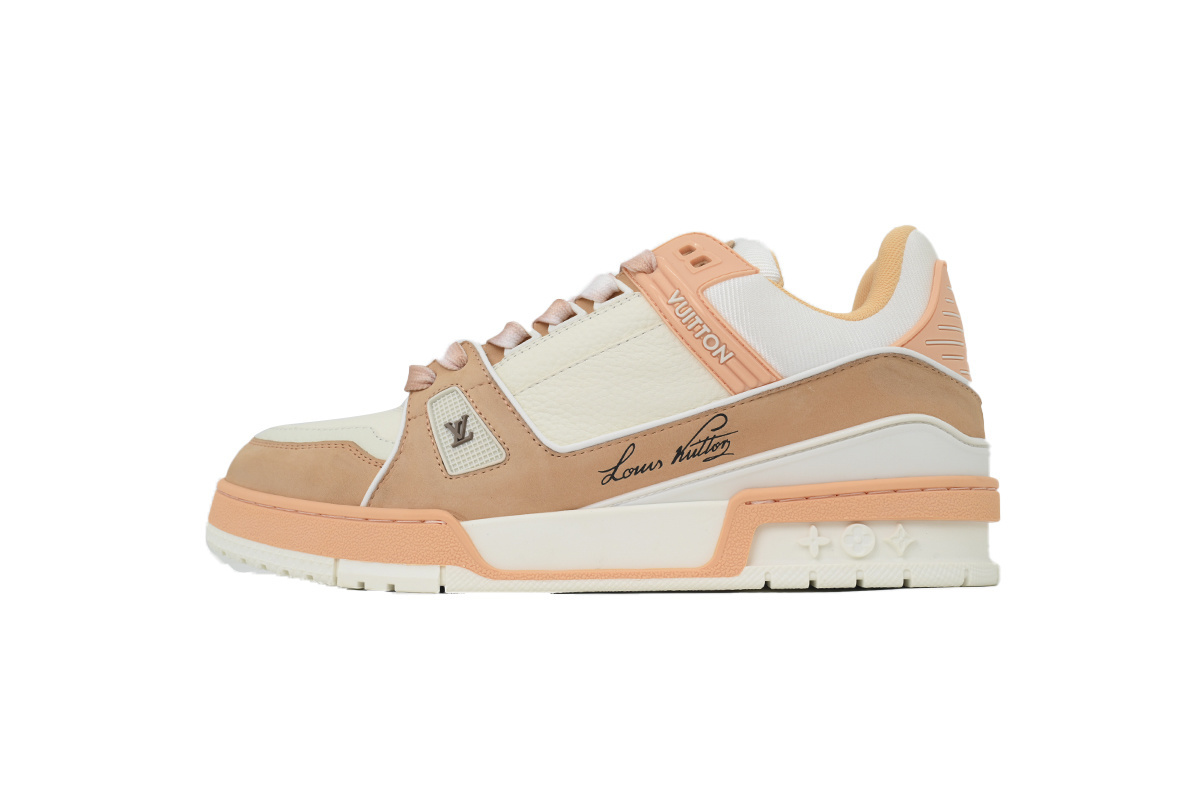 Louis Vuitton LV Trainer Pink White