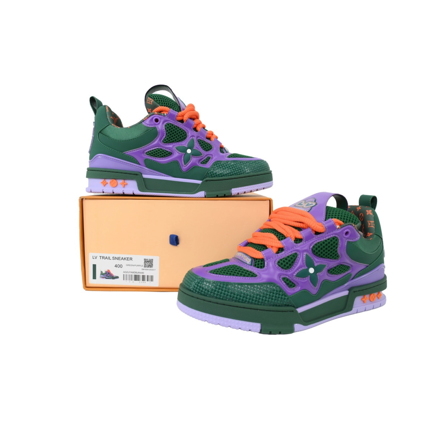 Louis Vuitton LV Skate Sneaker Green Purple