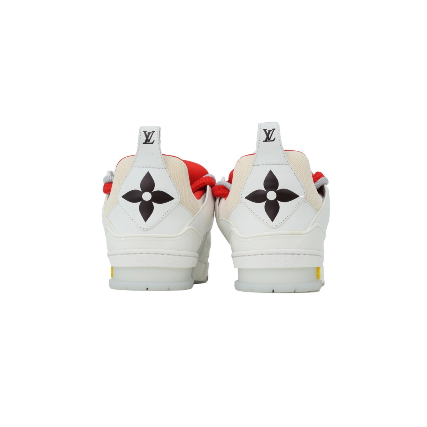 Louis Vuitton LV Skate Sneaker White And Red Flowers