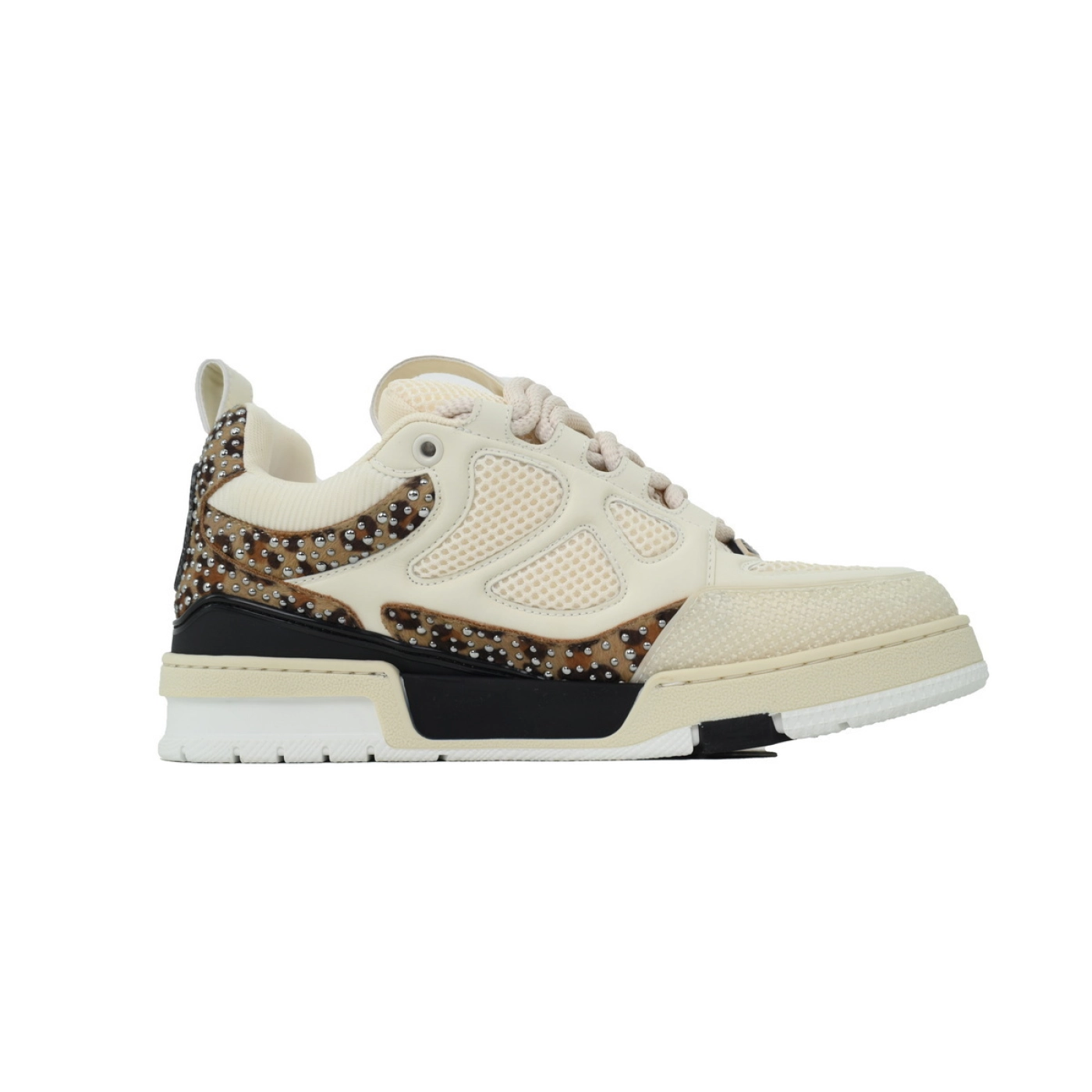 Louis Vuitton LV Skate Sneaker White Coffee Diamond