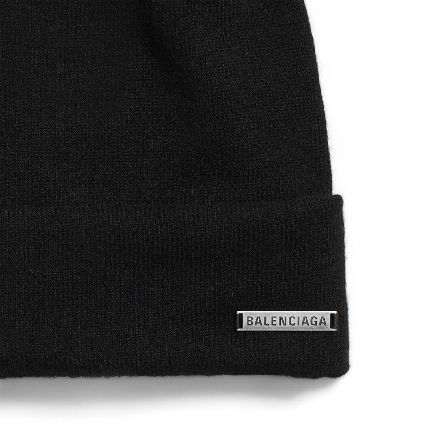 Balenciaga Cashmere And Wool Beanie In Black