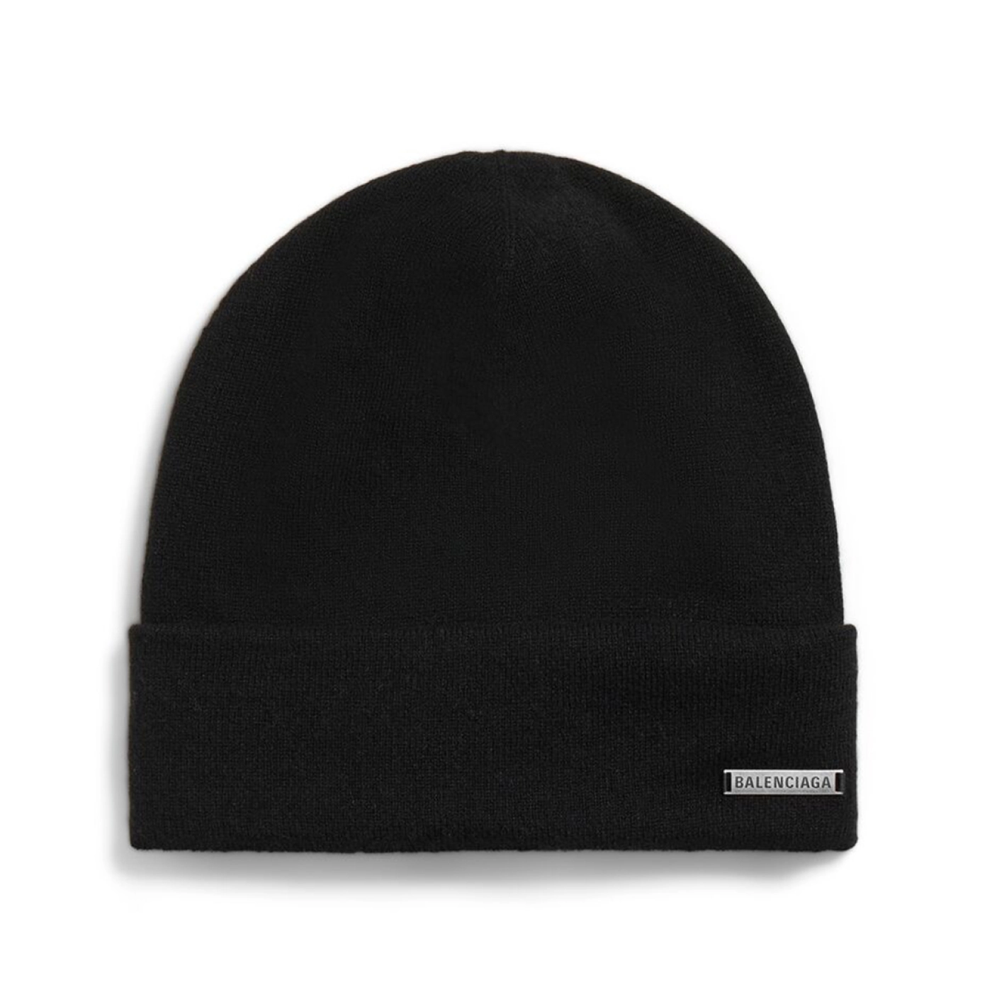 Balenciaga Cashmere And Wool Beanie In Black