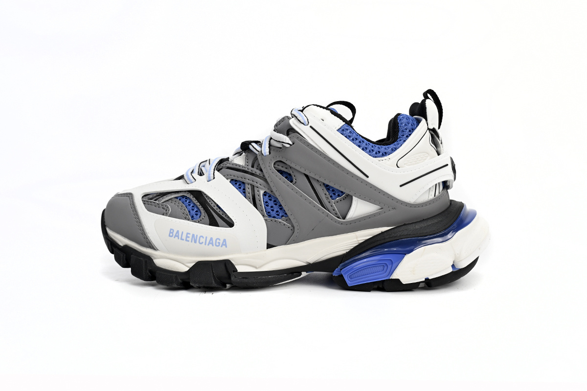 Balenciaga Track Tess S Black Black Grey White Blue 542436 W3SR6 2501
