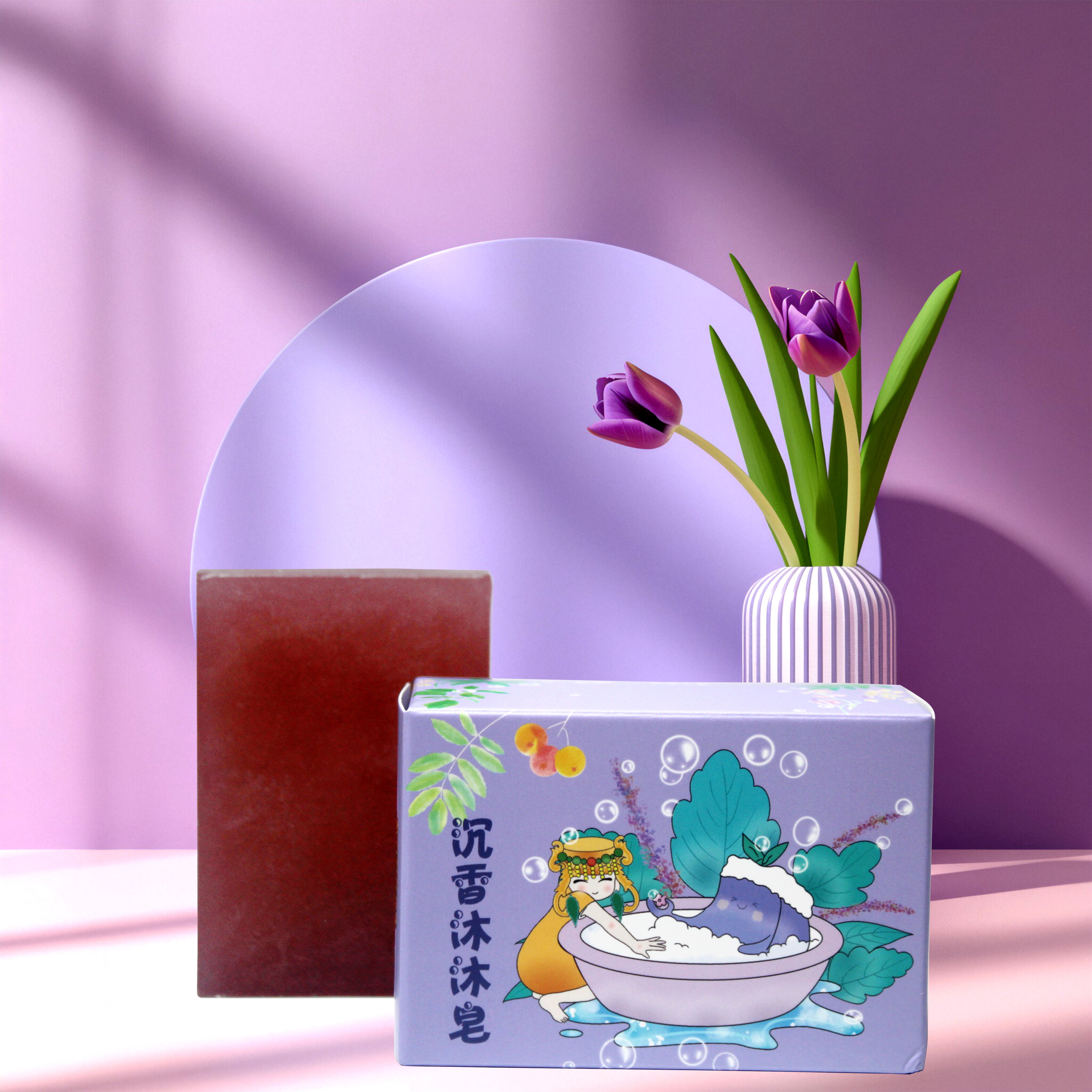 Agarwood mumu soap(Essential Oil Soap)