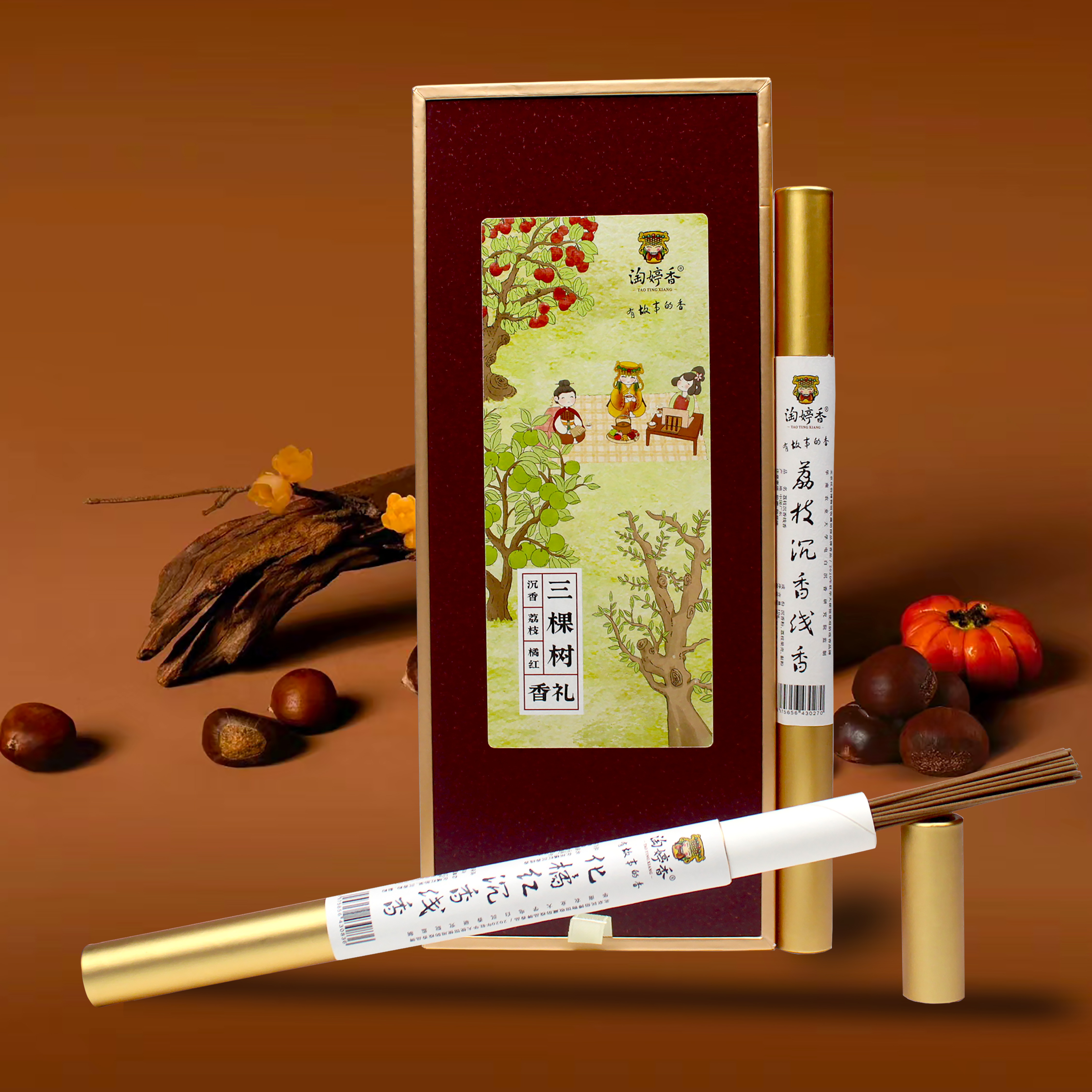 Three Trees Agarwood (Incense Stick Series)