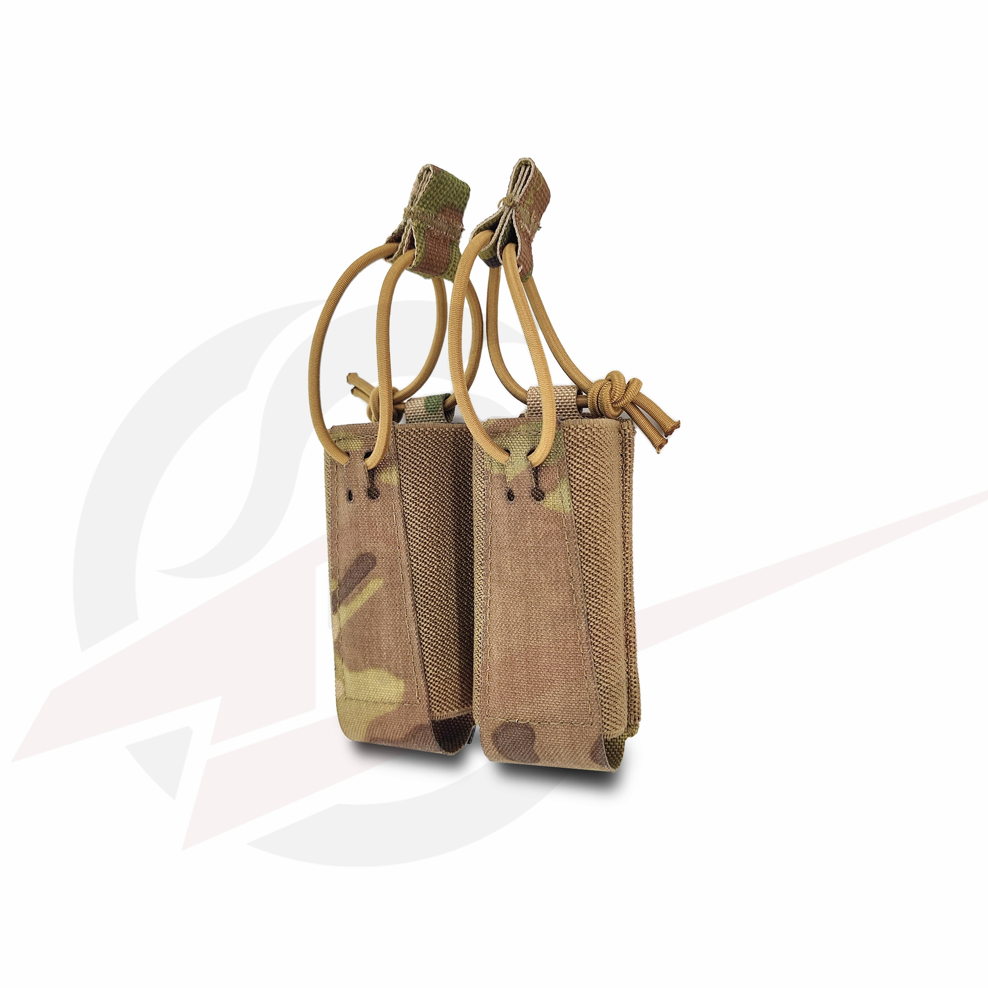 TR GBRS Elastic Double Pistol Mag Pouch-Bungee Retention