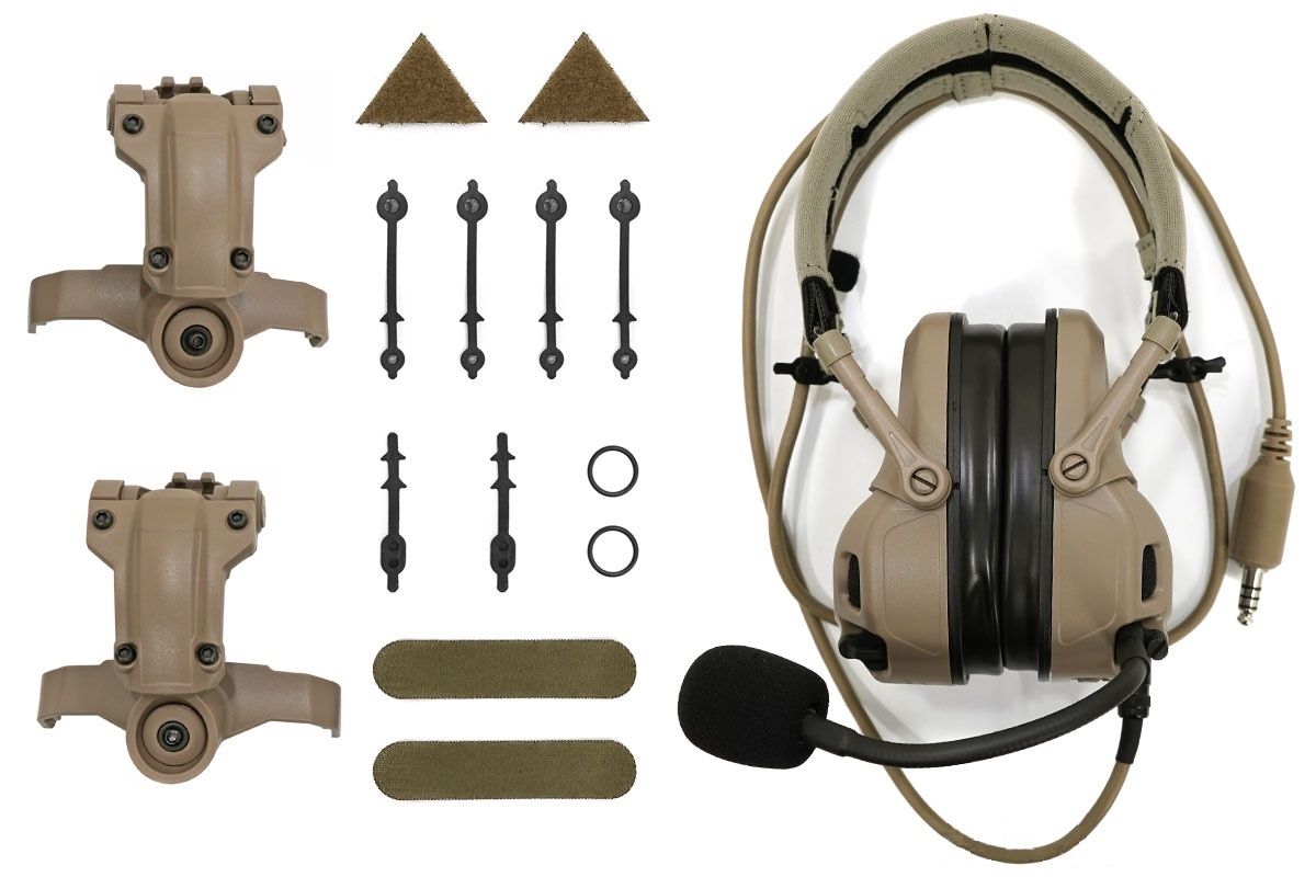 FMA x FALCO (FCS) Ops-Core Type AMP Headset Set