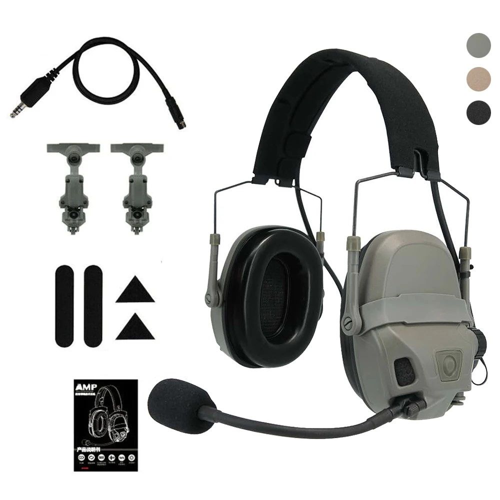 FMA x FALCO (FCS) Ops-Core Type AMP Headset Set - cootac