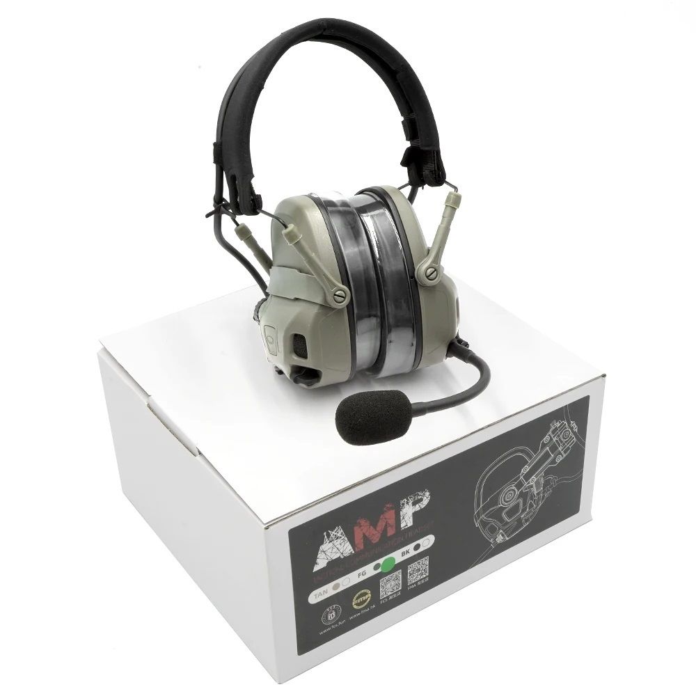 FMA x FALCO (FCS) Ops-Core Type AMP Headset Set - cootac