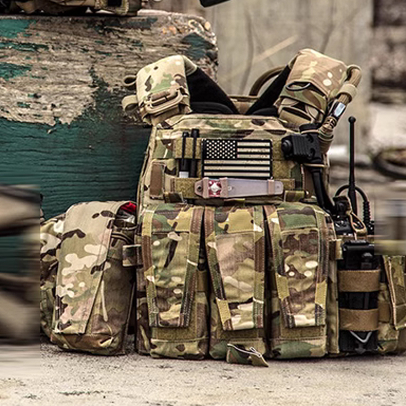 Sunsnow Detachable Triple M4/AK Pouch Flap Panel