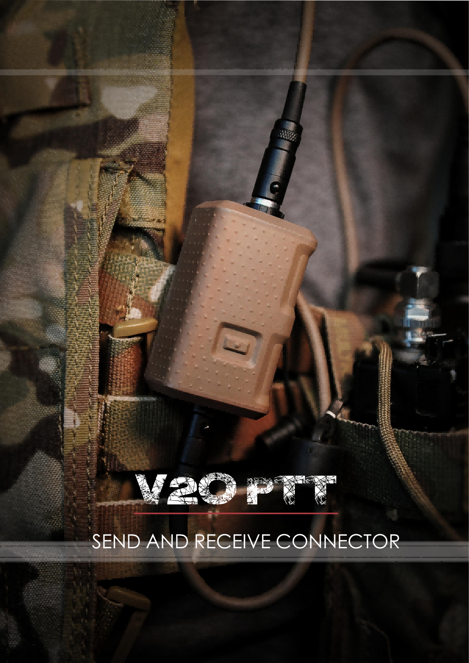 FCS V20 Tactical Communication Headset Single-Channel PTT