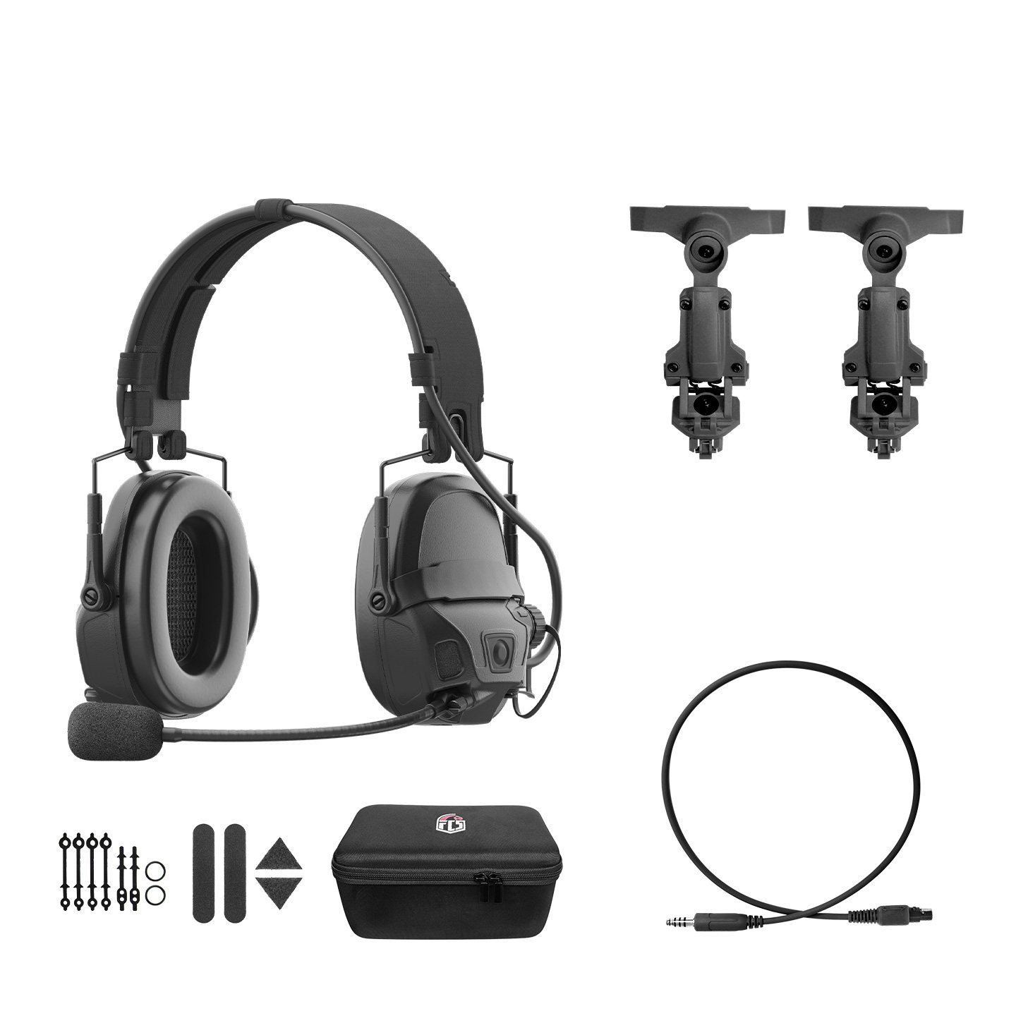 FMA x FALCO (FCS) Ops-Core Type AMP Headset Set - cootac
