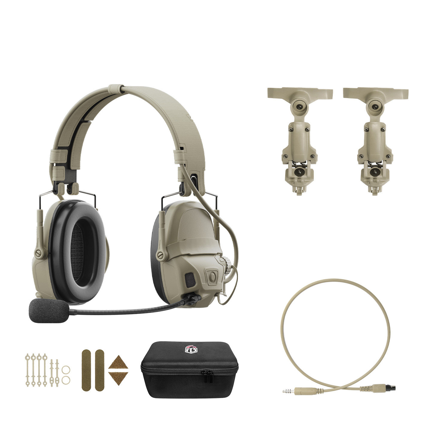 FMA x FALCO (FCS) Ops-Core Type AMP Headset Set