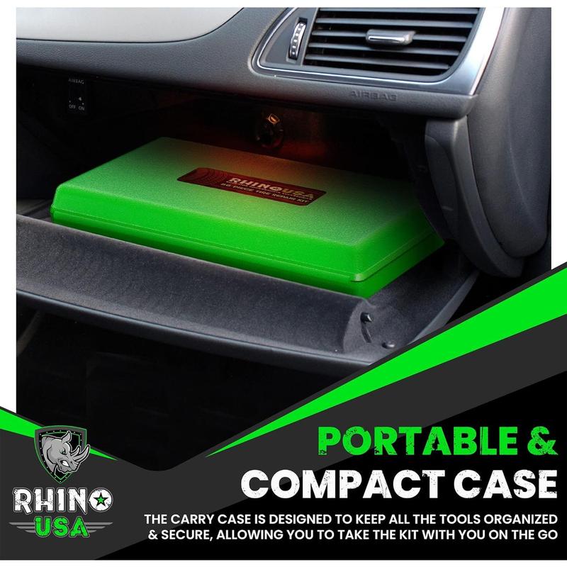 Tire Plug Repair Kit (86-Piece) Fix Punctures & Plug Flats with Ease - Heavy Duty Flat Tire Puncture Repair Kit for Car, , ATV, Trailer, Etc