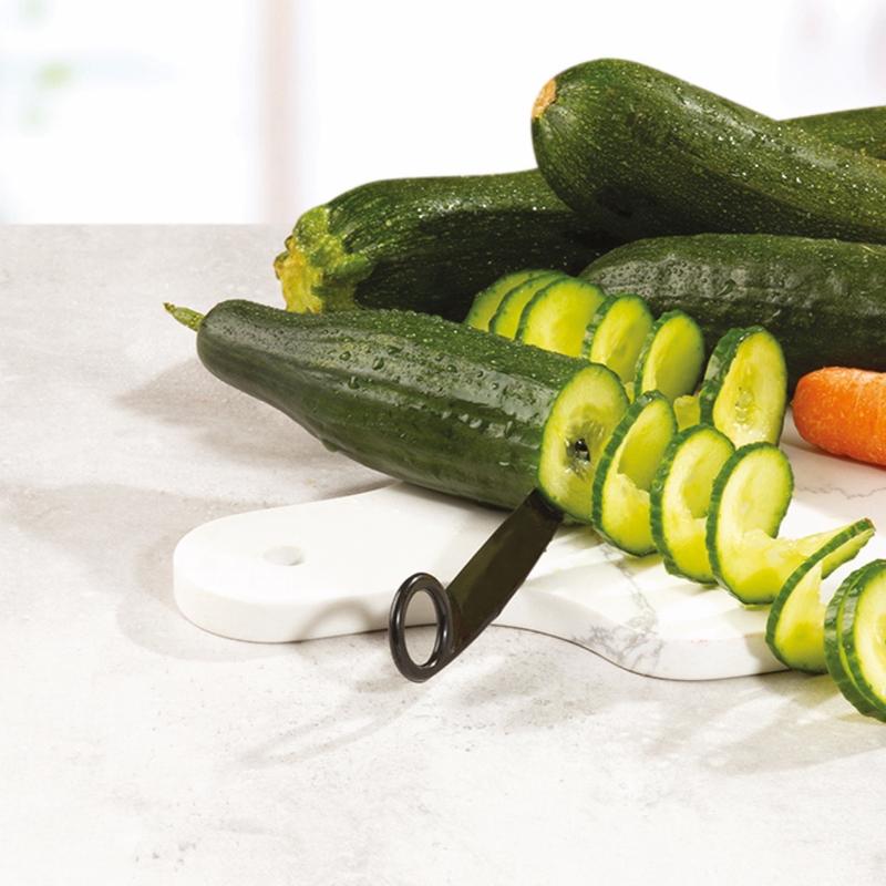 Piranha Spiral and V Tool Duo for Decorating Vegetables and Fruits