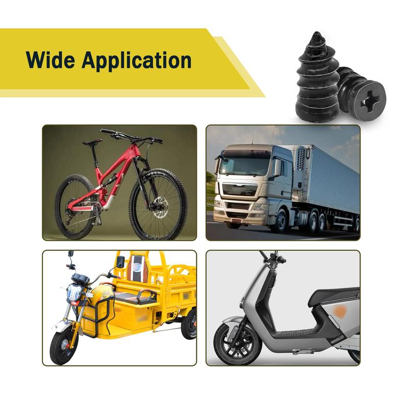 60PCS Tire Repair Rubber Nails Kit with 2 Sizes