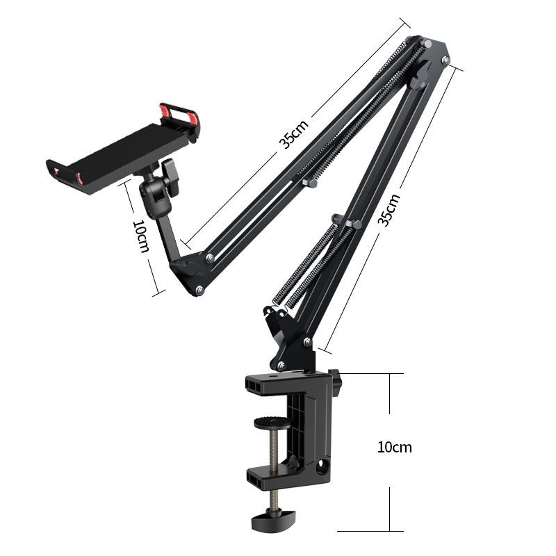 UGIFT Phone Holder for Desk - Adjustable Bed Phone Holder with Long Arm Clip - Mount, Cellphone gym magnetic