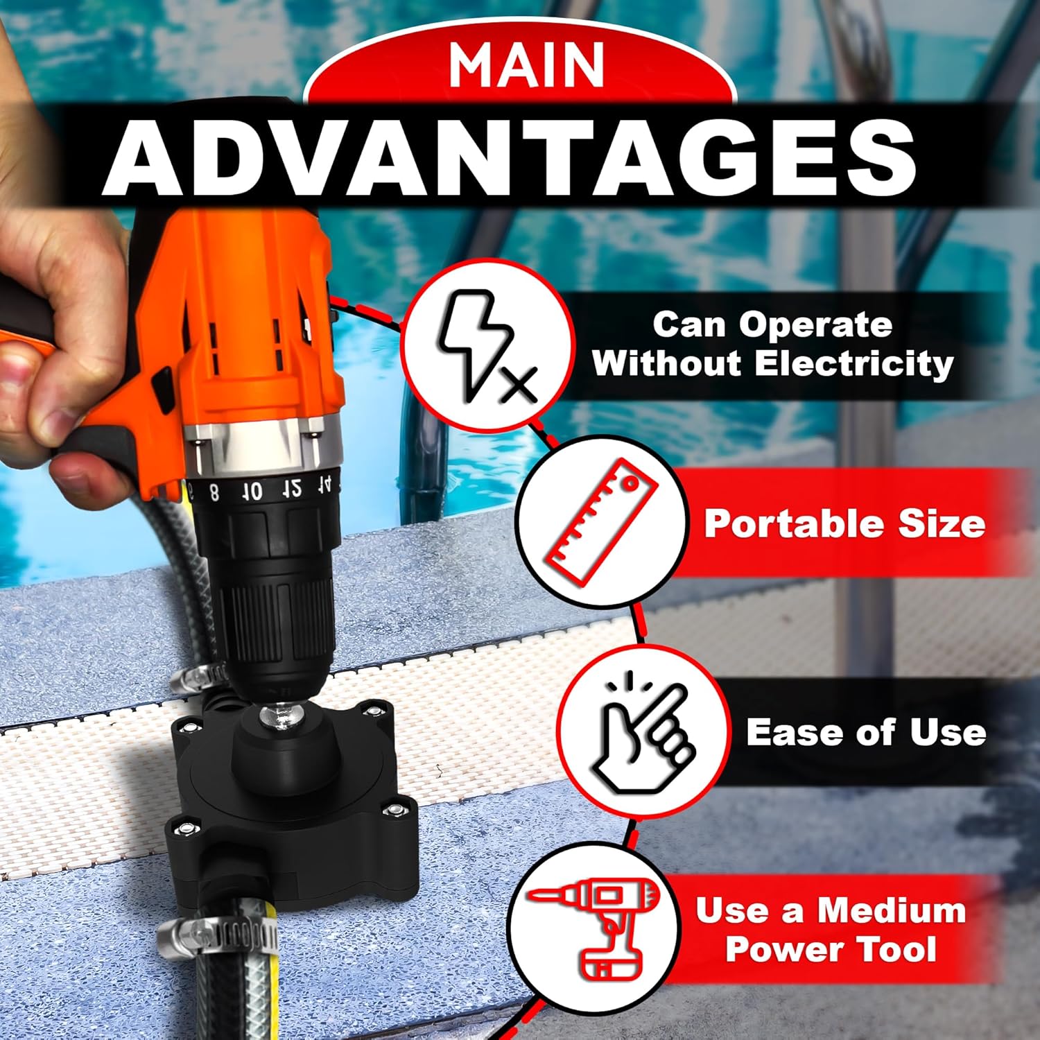 Portable Electric Drill Pump,