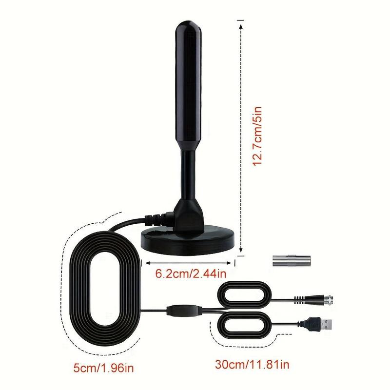 Digital TV Antenna, Supports 4K 1080P TV Indoor Outdoor