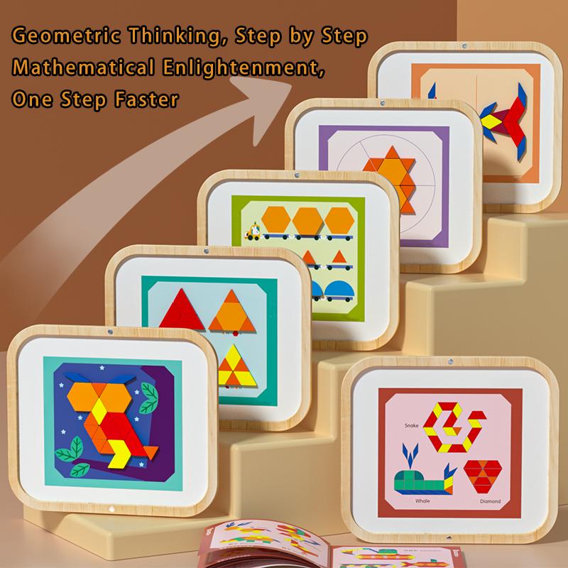 Creative Magnetic Puzzle, Shape Cognition & Fine Motor Skills Training,