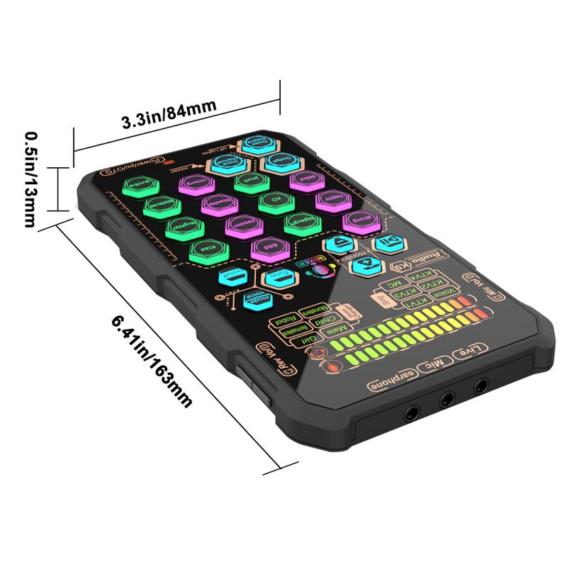 SK9 handheld mini sound card,