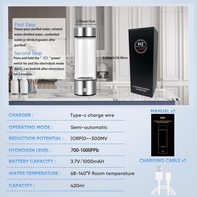 Hydrogen Water Bottle,