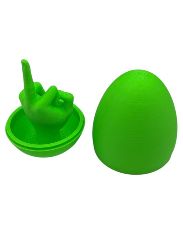 Easter Egg Surprise – Funny 3D Printed Middle Finger Egg,
