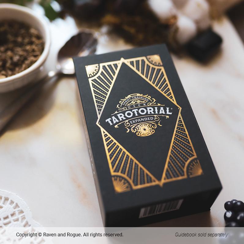Tarotorial ® Expanded FULL SIZE Tarot Training Deck - GOLD Expanded Edition