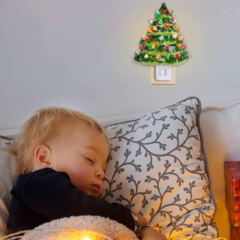 Christmas Ceramic Tree Night Light,